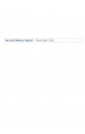 Service Delivery Report SL0032 (42 pages)